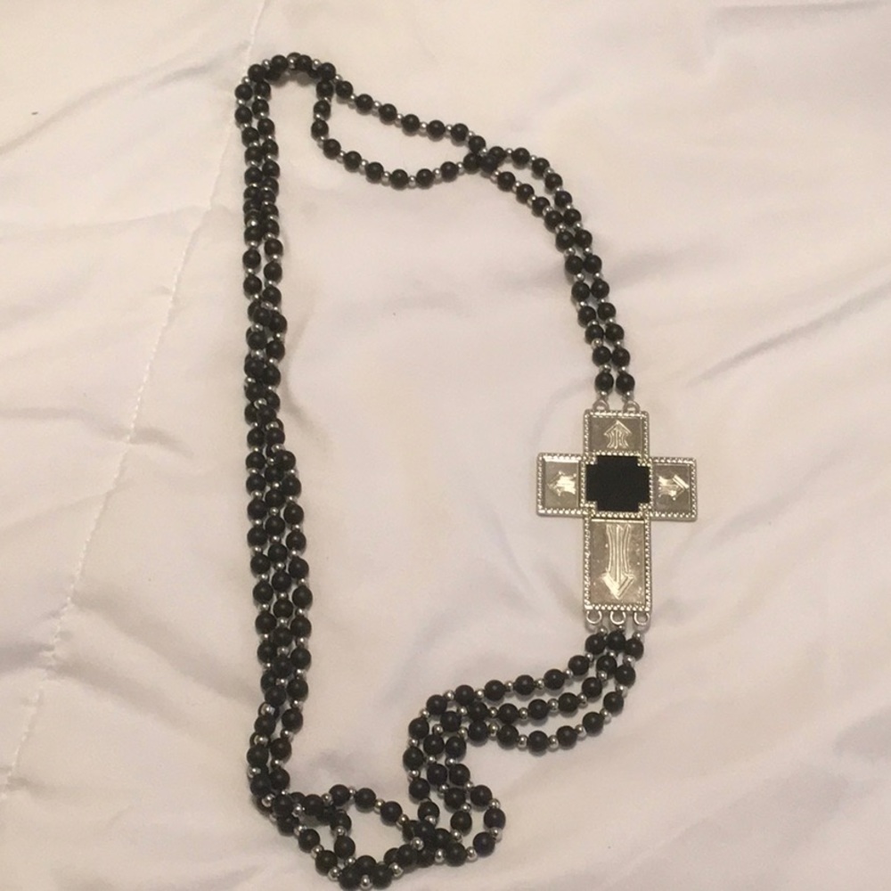Pink zebra oil necklace
